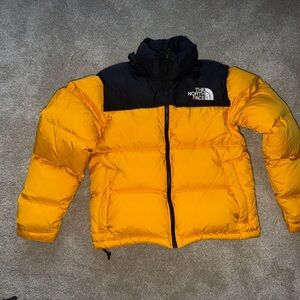 The North Face Women’s 1996 Retro Nuptse Puffer Jacket in Yellow and Black